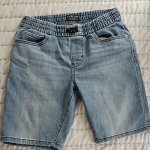 Signature Light Blue Denim Shorts